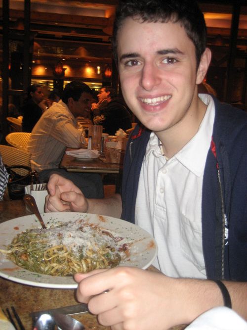 Alex-with-his-beloved-pasta