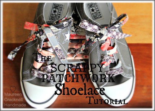 A Scrappy Patchwork Shoelace
Tutorial
