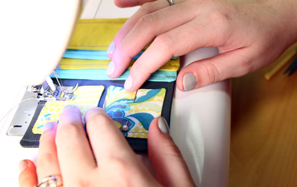 Sewing final pockets