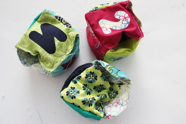 Cubes needing stuffing