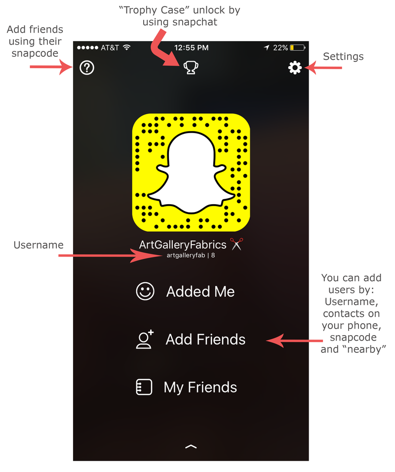 Profile art gallery fabrics snapchat