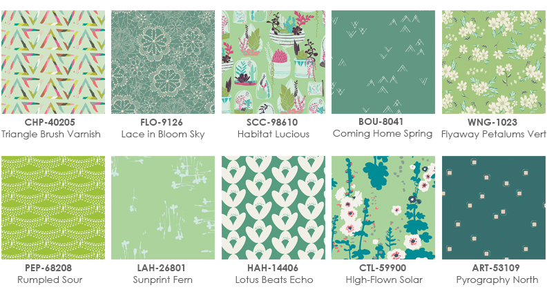 Art Gallery Fabrics_Colorfun_April_Green Fabrics_2