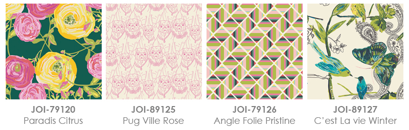 Joie de vivre swatches