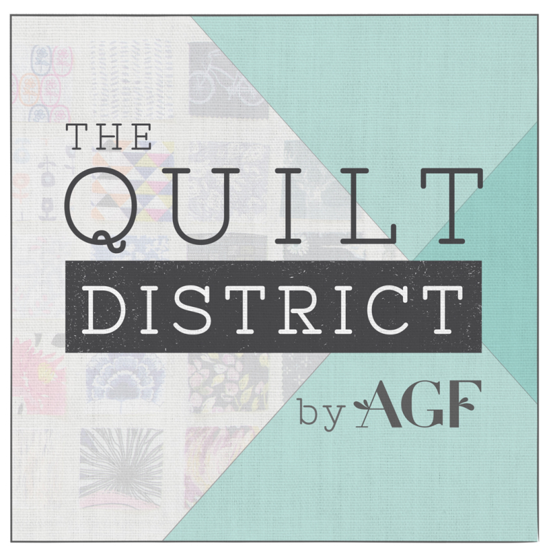 The quilt district graphic