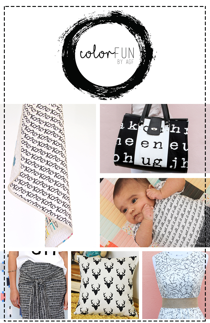 ColorFun collage black and white