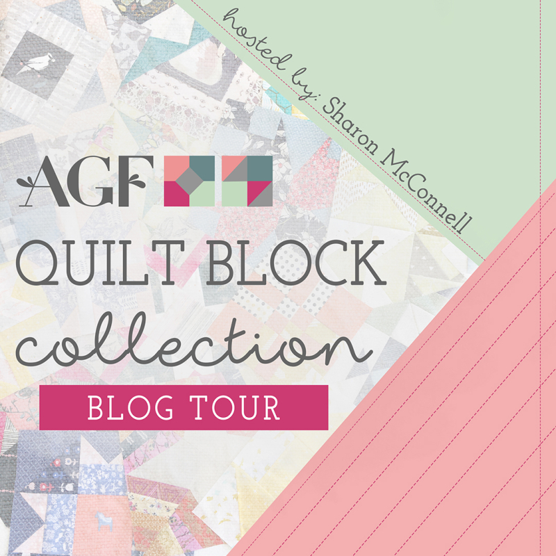 Quilt block collection tour graphic