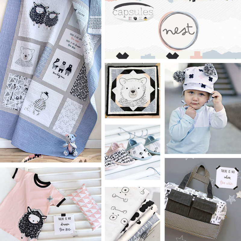 Capsules collage- nest