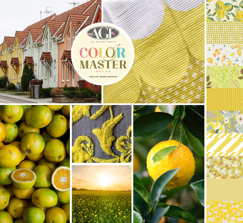 Lemon green mood board