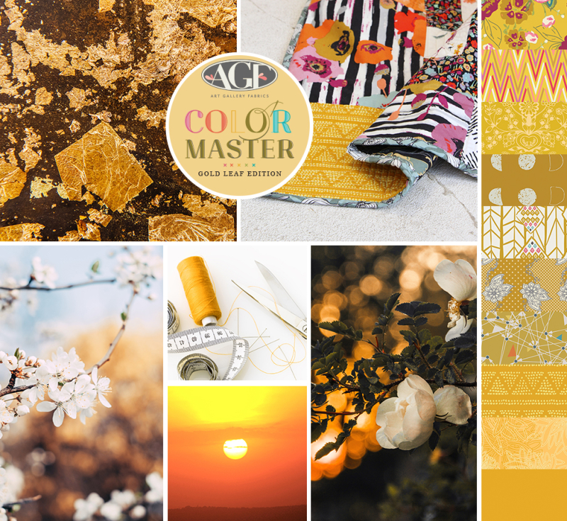 Gold Leaf color mood board