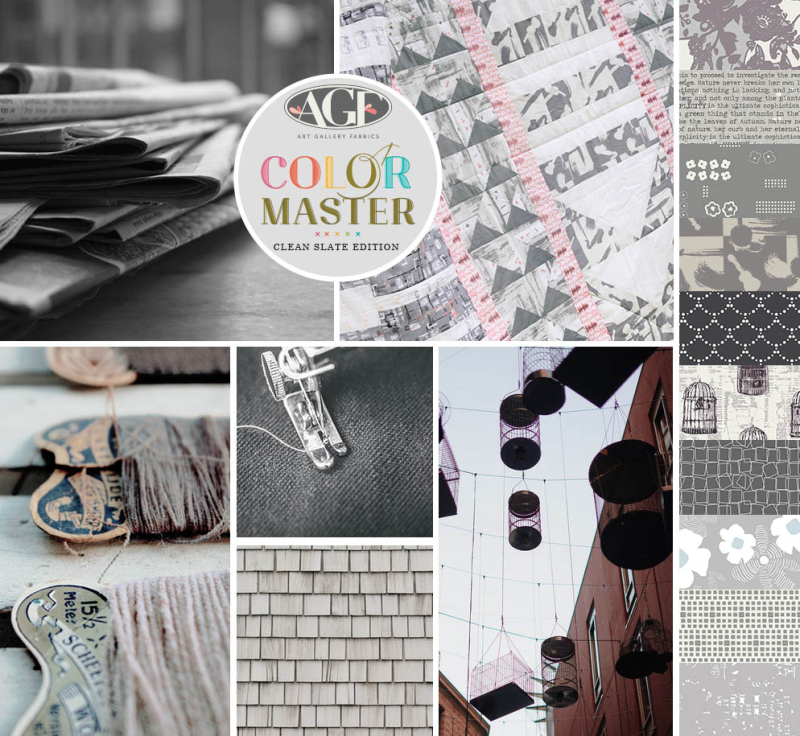 Clean slate color mood board