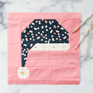 Quiltmas Day 4 Cotton and Joy St Nick Quilt Block