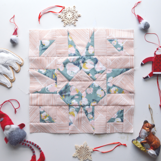 Quiltmas Day 11 Wax and Wane Studio What's This Quilt Block