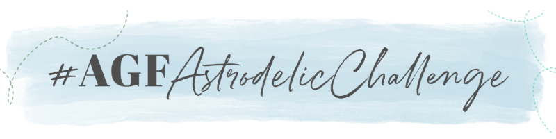 AGF ASTRODELIC CHALLENGE HASHTAG LOGO