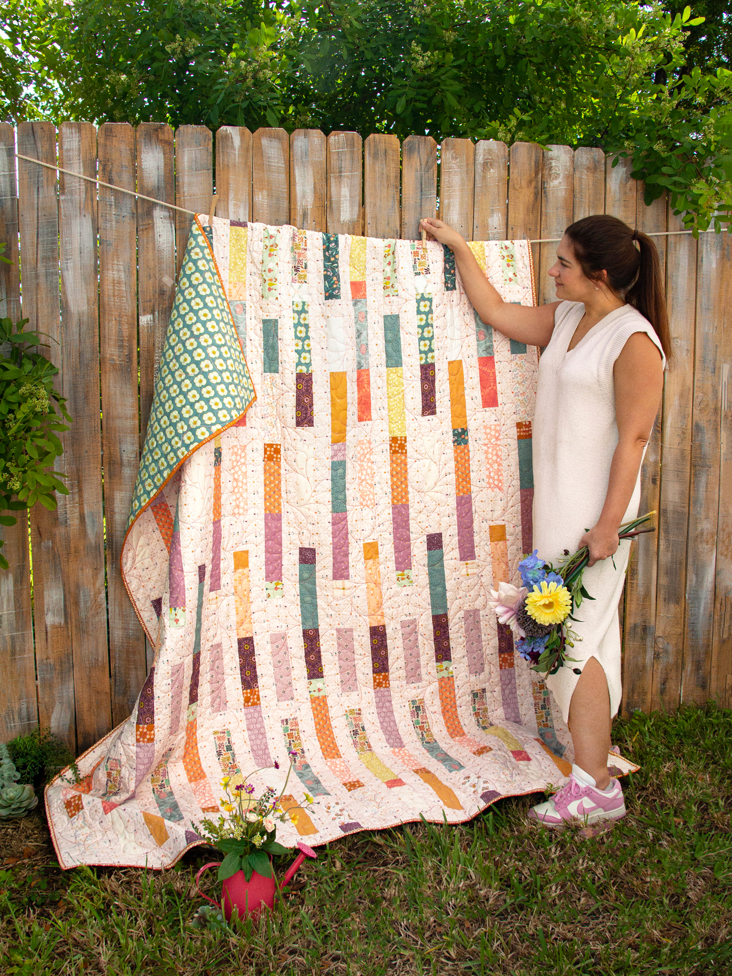 Get the 'Sprouts' FREE Quilting Pattern-Strip Roll and Beginner