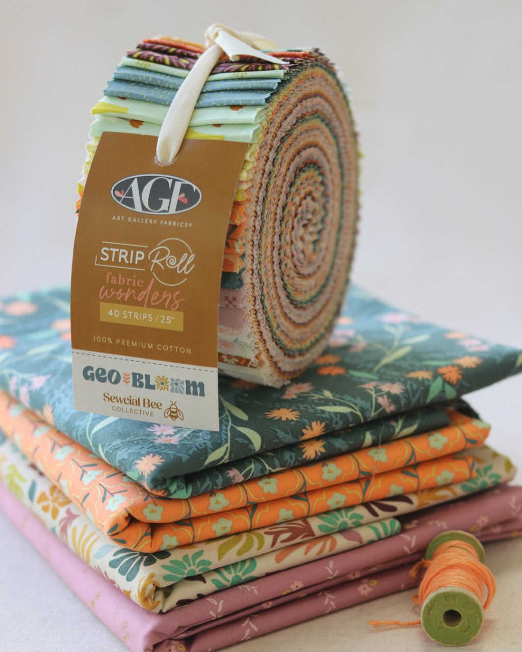 Get the ‘Sprouts’ FREE Quilting Pattern-Strip Roll and Beginner&nbsp;Friendly